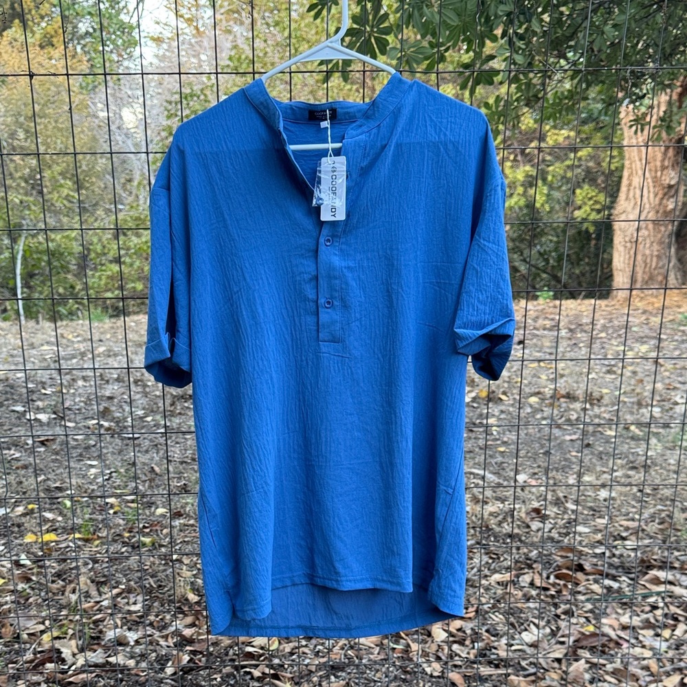 NWT Coofandy Button Down Shirt